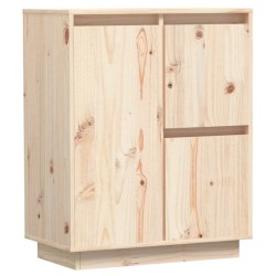 vidaXL Sideboard 60x34x75 cm Massivholz Kiefer