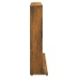 CD-Regal Räuchereiche 102x23x89,5 cm Holzwerkstoff CD-Regal Räuchereiche 102x23x89,5 cm Holzwerkstoff