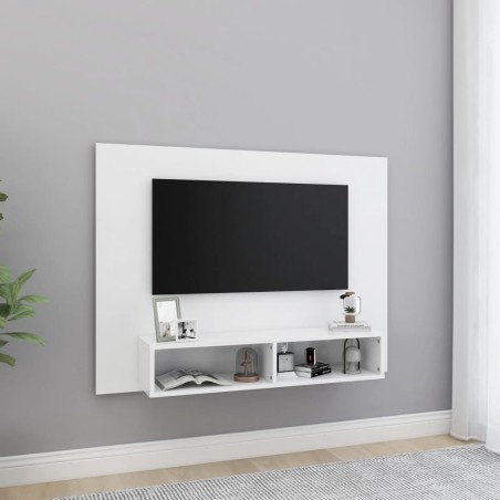 TV-Wandschrank Weiß 120x23,5x90 cm Holzwerkstoff