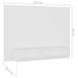 TV-Wandschrank Weiß 120x23,5x90 cm Holzwerkstoff TV-Wandschrank Weiß 120x23,5x90 cm Holzwerkstoff