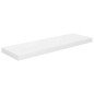 Schwebende Wandregale 4 Stk. Hochglanz-Weiß 80x23,5x3,8cm MDF Schwebende Wandregale 4 Stk. Hochglanz-Weiß 80x23,5x3,8cm MDF