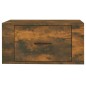 Wand-Nachttische 2 Stk. Räuchereiche 50x36x25 cm Wand-Nachttische 2 Stk. Räuchereiche 50x36x25 cm