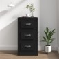 Sideboard Schwarz 36x35,5x67,5 cm Holzwerkstoff Sideboard Schwarz 36x35,5x67,5 cm Holzwerkstoff