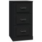 Sideboard Schwarz 36x35,5x67,5 cm Holzwerkstoff Sideboard Schwarz 36x35,5x67,5 cm Holzwerkstoff