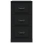 Sideboard Schwarz 36x35,5x67,5 cm Holzwerkstoff Sideboard Schwarz 36x35,5x67,5 cm Holzwerkstoff