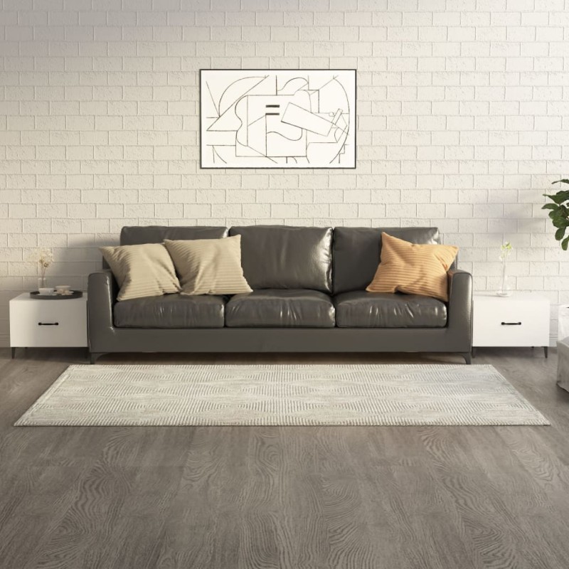 Couchtische mit Metallbeinen 2 Stk. Hochglanz-Weiß 50x50x40 cm Couchtische mit Metallbeinen 2 Stk. Hochglanz-Weiß 50x50x40 cm
