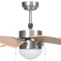 Deckenventilator mit Lampe 76 cm Hellbraun Deckenventilator mit Lampe 76 cm Hellbraun