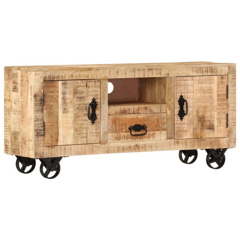 TV-Schrank Raues Mangoholz 110x30x50 cm TV-Schrank Raues Mangoholz 110x30x50 cm