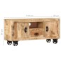 TV-Schrank Raues Mangoholz 110x30x50 cm TV-Schrank Raues Mangoholz 110x30x50 cm