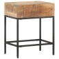 Beistelltisch 40x30x50 cm Raues Mango-Massivholz Beistelltisch 40x30x50 cm Raues Mango-Massivholz
