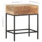 Beistelltisch 40x30x50 cm Raues Mango-Massivholz Beistelltisch 40x30x50 cm Raues Mango-Massivholz