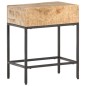 Beistelltisch 40x30x50 cm Raues Mango-Massivholz Beistelltisch 40x30x50 cm Raues Mango-Massivholz
