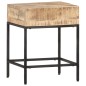Beistelltisch 40x30x50 cm Raues Mango-Massivholz Beistelltisch 40x30x50 cm Raues Mango-Massivholz
