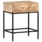 Beistelltisch 40x30x50 cm Raues Mango-Massivholz Beistelltisch 40x30x50 cm Raues Mango-Massivholz