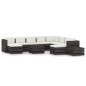 vidaXL 12-tlg. Garten-Lounge-Set mit Kissen Grau Imprägniertes Holz vidaXL 12-tlg. Garten-Lounge-Set mit Kissen Grau Imprägniertes Holz