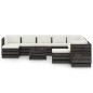 vidaXL 12-tlg. Garten-Lounge-Set mit Kissen Grau Imprägniertes Holz vidaXL 12-tlg. Garten-Lounge-Set mit Kissen Grau Imprägniertes Holz