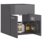 Waschbeckenunterschrank Hochglanz-Grau 41x38,5x46cm Waschbeckenunterschrank Hochglanz-Grau 41x38,5x46cm