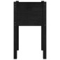 Pflanzkübel 2 Stk. Schwarz 40x40x70 cm Massivholz Kiefer Pflanzkübel 2 Stk. Schwarz 40x40x70 cm Massivholz Kiefer