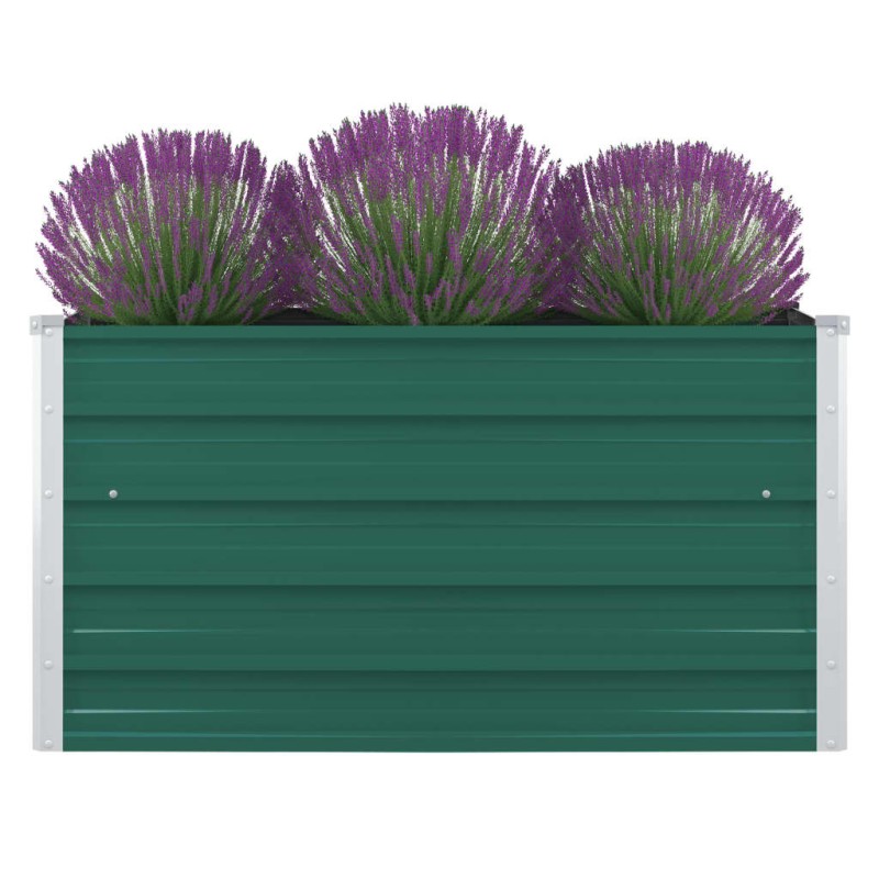 vidaXL Hochbeet 100 x 100 x 45 cm Verzinkter Stahl Grün vidaXL Hochbeet 100 x 100 x 45 cm Verzinkter Stahl Grün