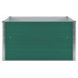 vidaXL Hochbeet 100 x 100 x 45 cm Verzinkter Stahl Grün vidaXL Hochbeet 100 x 100 x 45 cm Verzinkter Stahl Grün