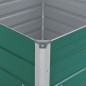 vidaXL Hochbeet 100 x 100 x 45 cm Verzinkter Stahl Grün vidaXL Hochbeet 100 x 100 x 45 cm Verzinkter Stahl Grün