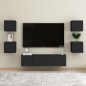 vidaXL TV-Wandschrank Schwarz 30,5x30x30 cm vidaXL TV-Wandschrank Schwarz 30,5x30x30 cm