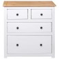 Sideboard Weiß 80x40x83 cm Kiefernholz Panama Sideboard Weiß 80x40x83 cm Kiefernholz Panama