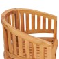vidaXL Bananenstuhl Massivholz Teak vidaXL Bananenstuhl Massivholz Teak