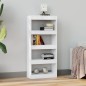 Bücherregal/Raumteiler Hochglanz-Weiß 60x30x135cm Holzwerkstoff Bücherregal/Raumteiler Hochglanz-Weiß 60x30x135cm Holzwerkstoff