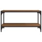 TV-Schrank Braun Eichen-Optik 80x33x41 cm Holzwerkstoff Stahl TV-Schrank Braun Eichen-Optik 80x33x41 cm Holzwerkstoff Stahl
