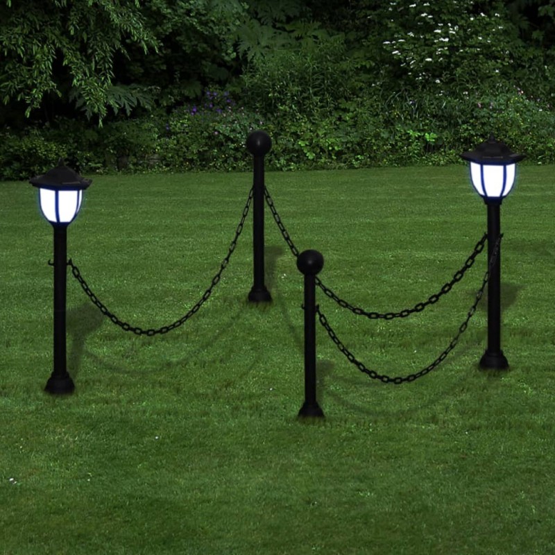2x LED Lampe Solarleuchte Außenlampe Gartenleuchte Laterne 2x LED Lampe Solarleuchte Außenlampe Gartenleuchte Laterne