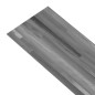 PVC-Laminat Nicht Selbstklebend 5,26 m² 2 mm Grau Gestreift PVC-Laminat Nicht Selbstklebend 5,26 m² 2 mm Grau Gestreift