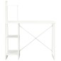 Schreibtisch mit Regaleinheit Weiß 102×50×117 cm Schreibtisch mit Regaleinheit Weiß 102×50×117 cm