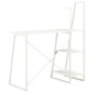 Schreibtisch mit Regaleinheit Weiß 102×50×117 cm Schreibtisch mit Regaleinheit Weiß 102×50×117 cm