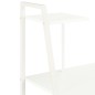 Schreibtisch mit Regaleinheit Weiß 102×50×117 cm Schreibtisch mit Regaleinheit Weiß 102×50×117 cm