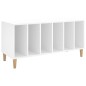 Plattenschrank Weiß 100x38x48 cm Holzwerkstoff Plattenschrank Weiß 100x38x48 cm Holzwerkstoff