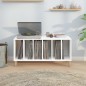 Plattenschrank Weiß 100x38x48 cm Holzwerkstoff Plattenschrank Weiß 100x38x48 cm Holzwerkstoff