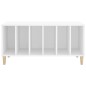 Plattenschrank Weiß 100x38x48 cm Holzwerkstoff Plattenschrank Weiß 100x38x48 cm Holzwerkstoff
