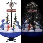 Weihnachtsbaum mit Schnee und Schirm-Fuß Blau 170 cm PVC Weihnachtsbaum mit Schnee und Schirm-Fuß Blau 170 cm PVC