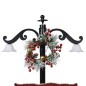 Weihnachtsbaum mit Schnee und Schirm-Fuß Blau 170 cm PVC Weihnachtsbaum mit Schnee und Schirm-Fuß Blau 170 cm PVC