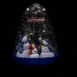 Weihnachtsbaum mit Schnee und Schirm-Fuß Blau 170 cm PVC Weihnachtsbaum mit Schnee und Schirm-Fuß Blau 170 cm PVC