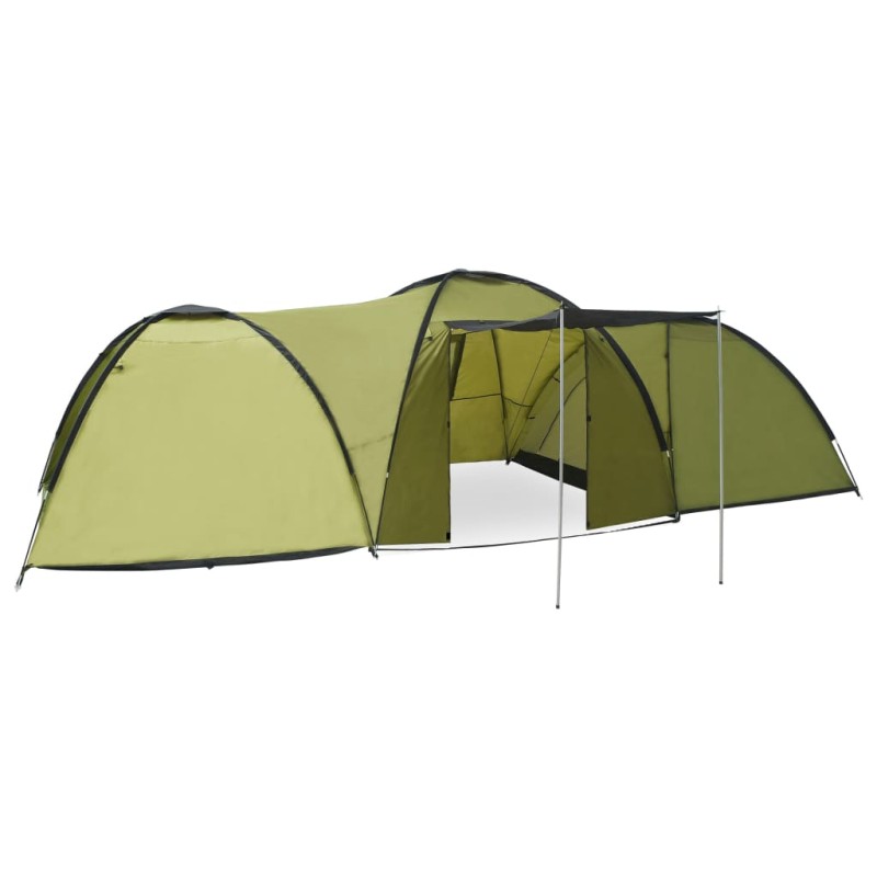 Camping-Zelt Iglu 650x240x190 cm 8 Personen Grün Camping-Zelt Iglu 650x240x190 cm 8 Personen Grün