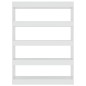 vidaXL Bücherregal/Raumteiler Hochglanz-Weiß 100x30x135 cm vidaXL Bücherregal/Raumteiler Hochglanz-Weiß 100x30x135 cm