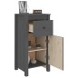 vidaXL Sideboards 2 Stk. Grau 40x35x80 cm Massivholz Kiefer vidaXL Sideboards 2 Stk. Grau 40x35x80 cm Massivholz Kiefer