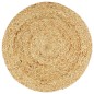 vidaXL Tischsets 4 Stk. Natur 38 cm Rund Jute vidaXL Tischsets 4 Stk. Natur 38 cm Rund Jute