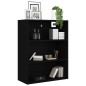 Hängeschrank Schwarz 69,5x32,5x90 cm Hängeschrank Schwarz 69,5x32,5x90 cm