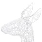vidaXL LED-Rentier-Familie Weihnachtsdeko Acryl 300 LED Blau vidaXL LED-Rentier-Familie Weihnachtsdeko Acryl 300 LED Blau