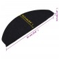 Stufenmatten Selbstklebend 15 Stk. 65x22,5x3,5 cm Schwarz Stufenmatten Selbstklebend 15 Stk. 65x22,5x3,5 cm Schwarz