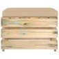 Modulare Ottomane mit Kissen Grün Imprägniertes Holz Modulare Ottomane mit Kissen Grün Imprägniertes Holz