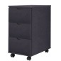 vidaXL Schubladenelement 33×45×60 cm Schwarz vidaXL Schubladenelement 33×45×60 cm Schwarz